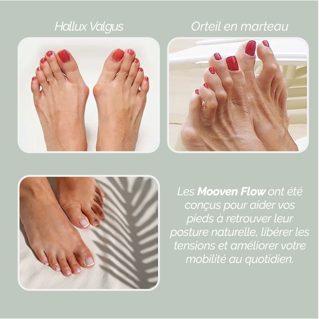Mooven Flow – Séparateurs d’orteils bien-être